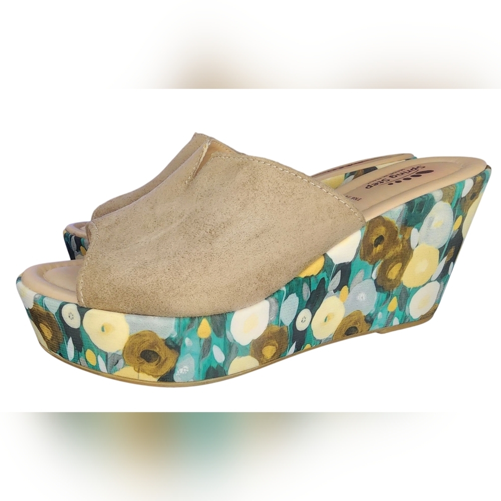 Spring Step Lainee Wedge Sandal, Womens 38 EU (7.5-8 US) - Picture 2 of 10